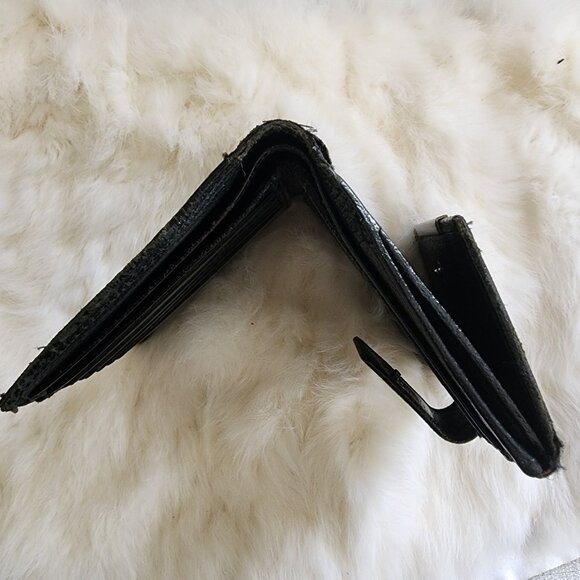 GUCCI Womens Black Canvas Guccisima Wallet Monogram GG Bi Fold Card Holder - Picture 8 of 10